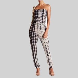 American Twist Strapless Tie-Dye Jumpsuit